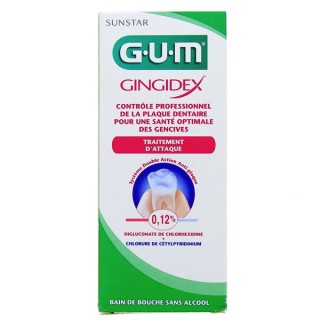Bain de bouche Gingidex 0,12% 300ml - Gum - IllicoPharma