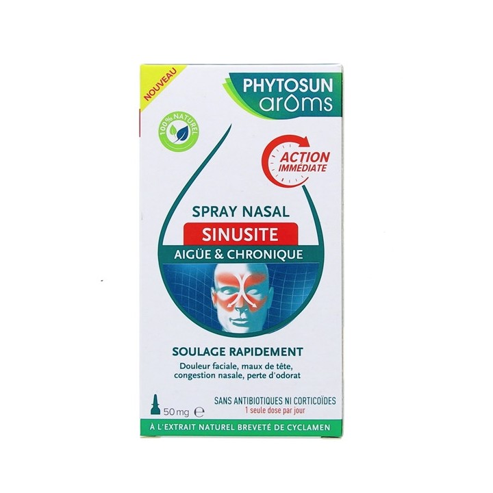 Spray Nasal Sinusite 50mg - Phytosun Arôms- IllicoPharma