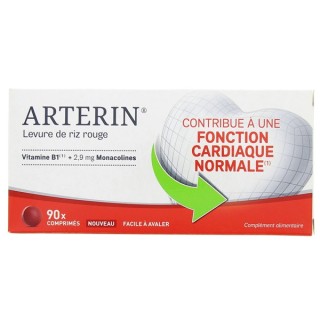 Arterin Levure de Riz Rouge - 90 comprimés - IllicoPharma