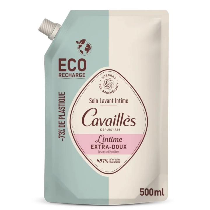 Soin Lavant Intime Extra-doux Eco Recharge 500ml - Cavaillès - IllicoPharma