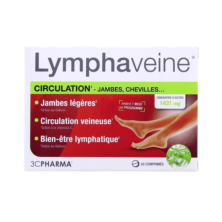 Lymphaveine Circulation x30cpr - 3C Pharma - IllicoPharma