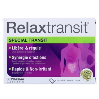 Relaxtransit Spécial Transit x6 sachets - 3C Pharma - IllicoPharma