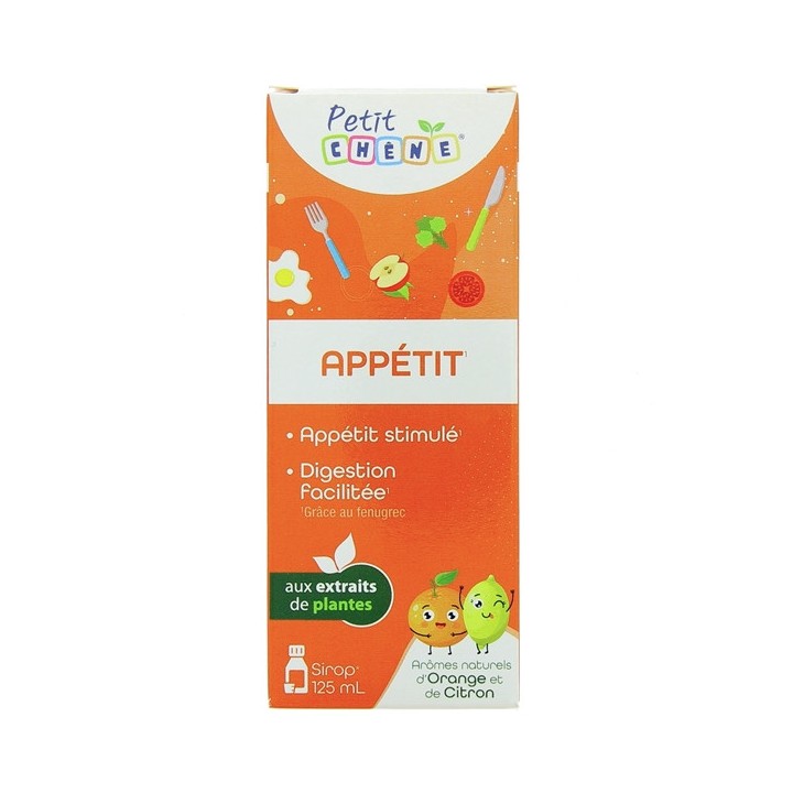 Petit chêne Appétit Sirop 125ml - Les 3 chênes – IllicoPharma