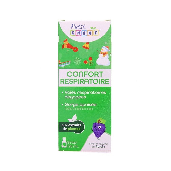 Petit chêne Confort Respiratoire Sirop 125ml - Les 3 chênes – IllicoPharma