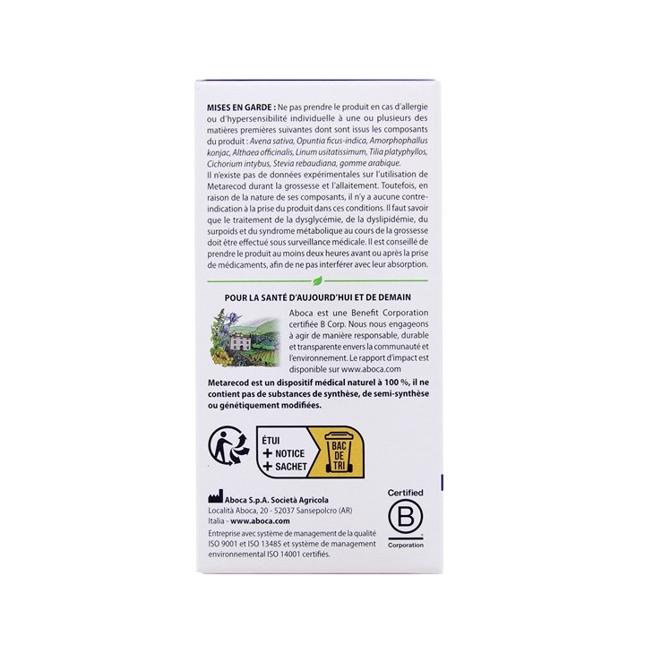 Metarecod x40 sachets-dose de granulés - Aboca - IllicoPharma