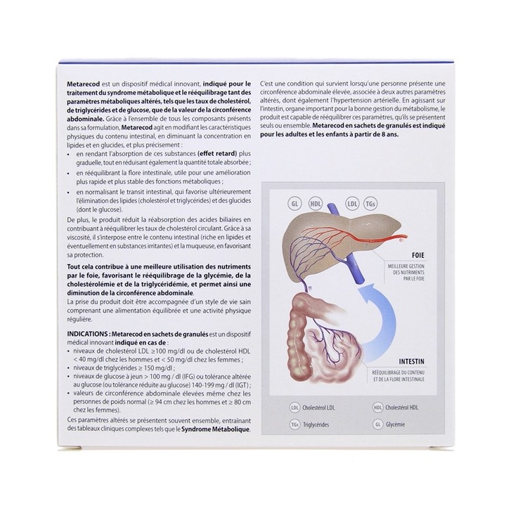 Metarecod x40 sachets-dose de granulés - Aboca - IllicoPharma