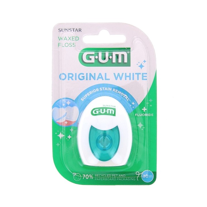 Fil dentaire Original White 30m - Gum - Pharmacie en ligne IllicoPharma