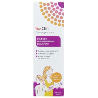 PoxClin Démangeaisons Mousse 100ml - PediAct - IllicoPharma