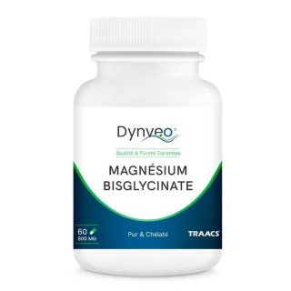 Magnesium Bisglycinate Chélaté TRAACS® 800mg – 60 gélules – Dynveo – IllicoPharma