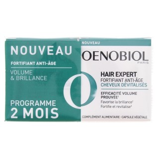 Oenobiol Hair Expert Fortifiant Anti-âge 2x30 capsules - IllicoPharma