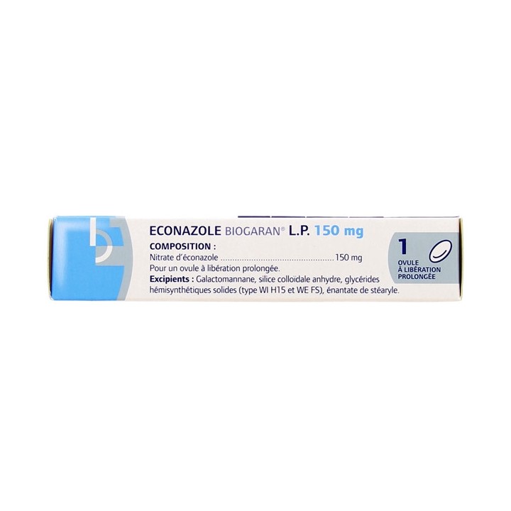 Econazole Biogaran LP 150mg Ovule x1-Troubles féminins, mycoses-IllicoPharma
