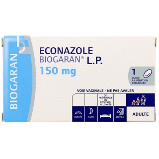 Econazole Biogaran LP 150mg Ovule x1-Troubles féminins, mycoses-IllicoPharma