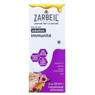 Sirop Immunité Adultes 120ml - Zarbeil - IllicoPharma