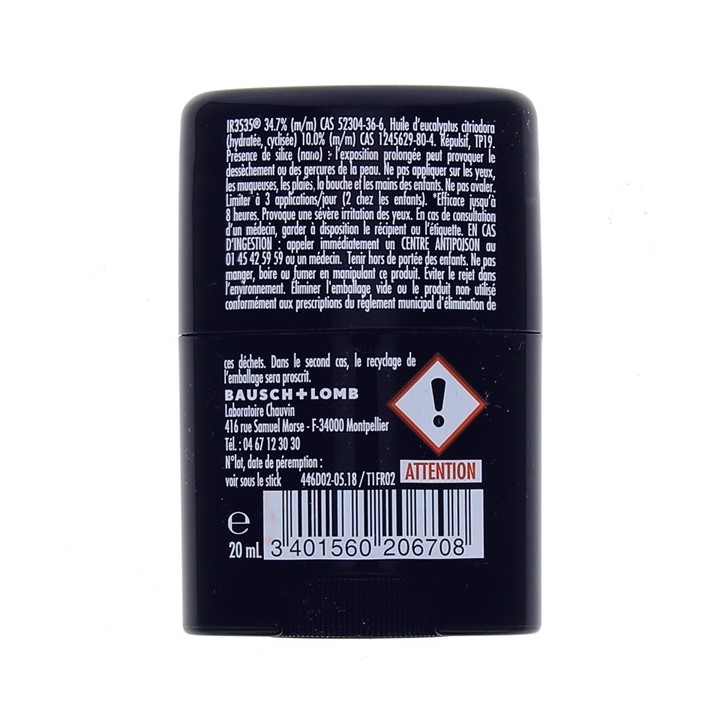 Stick anti-moustiques Tropic 20ml Cinq sur Cinq