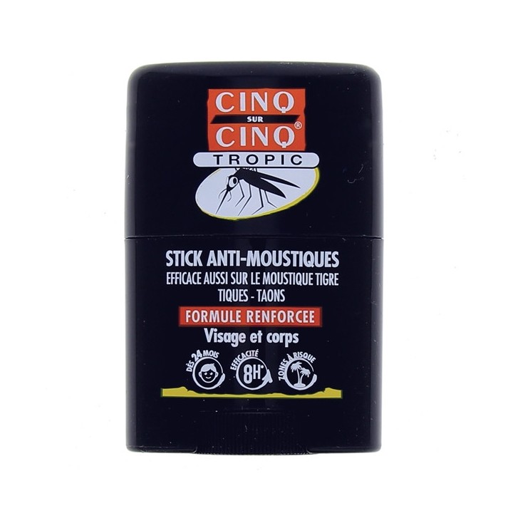 Stick anti-moustiques Tropic 20ml Cinq sur Cinq