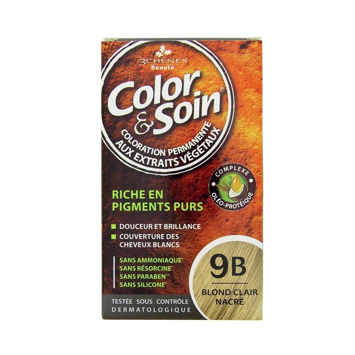 Color & Soin Blond Clair Nacré 9B - IllicoPharma