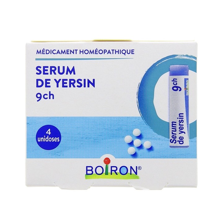 Serum de Yersin 9ch doses Boiron - 4 unidoses