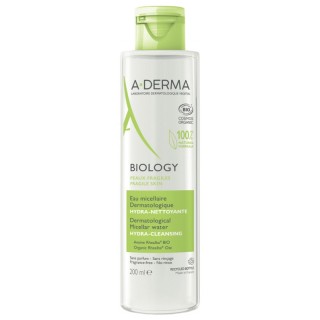 Biology Eau Micellaire Dermatologique Hydra-nettoyante 200ml A-Derma - IllicoPharma