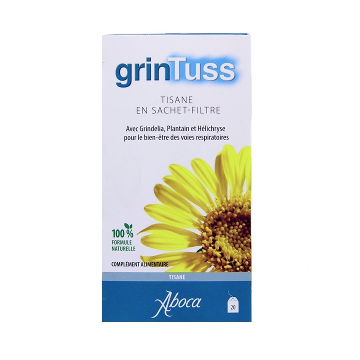 GrinTuss Tisane x20 sachets - Aboca - IllicoPharma
