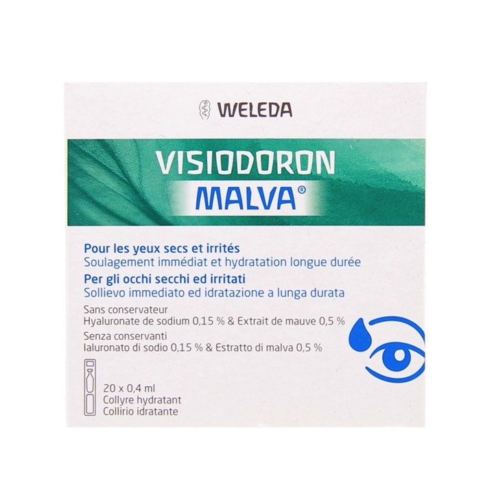 Visiodoron Malva Weleda Collyre Unidose - En vente chez Illicopharma