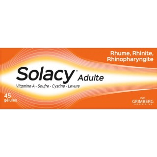 Solacy Adultes 45gélules - Médicament Grippe - IllicoPharma
