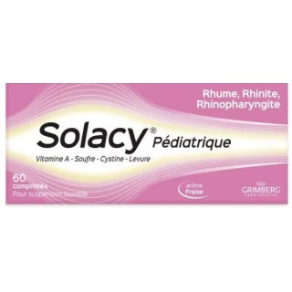 Solacy pediatrique 60cpr - Médicament Grippe - IllicoPharma