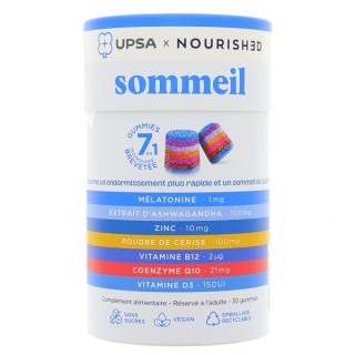 Gummies 7 en 1 Sommeil x30 - UPSA x Nourished - IllicoPharma