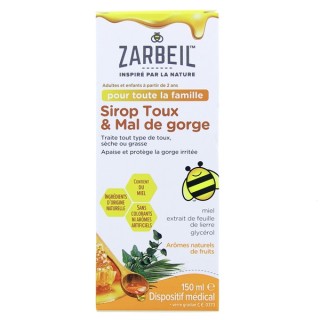 Sirop Toux Adultes & Enfants 150ml - Zarbeil - IllicoPharma