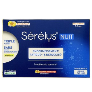 Sérélys Nuit x30 gélules végétales - IllicoPharma