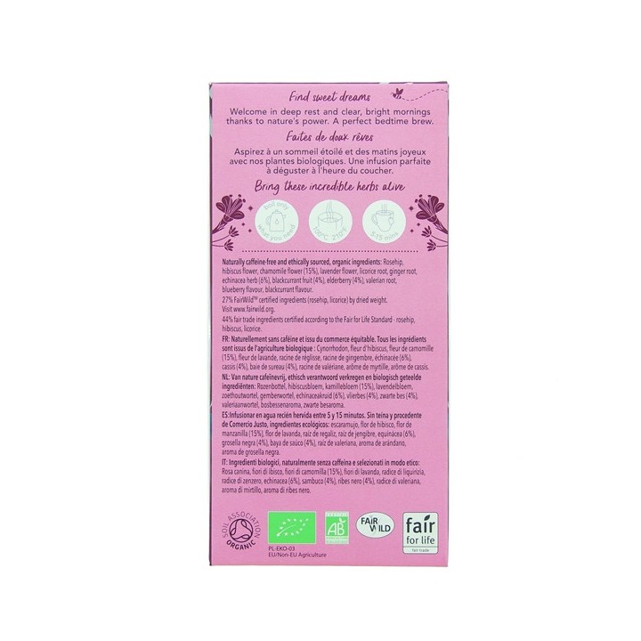 Infusion Nuit Enchantée de Sureau Bio x20 sachets – Pukka – IllicoPharma