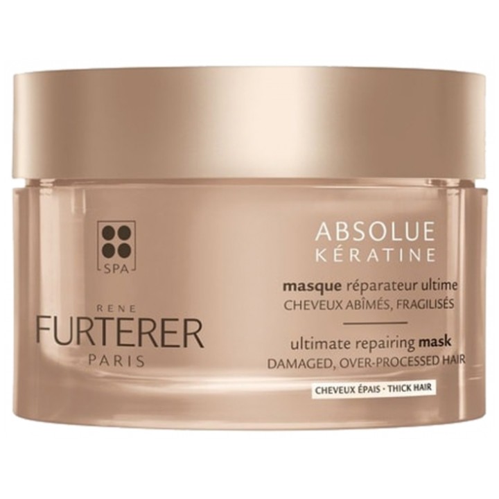 Absolue Kératine Masque Réparateur Ultime Cheveux épais 200ml – René Furterer – IllicoPharma