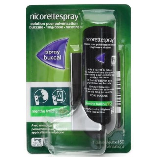 Nicorette spray avec puce - Arrêt du tabac - IllicoPharma