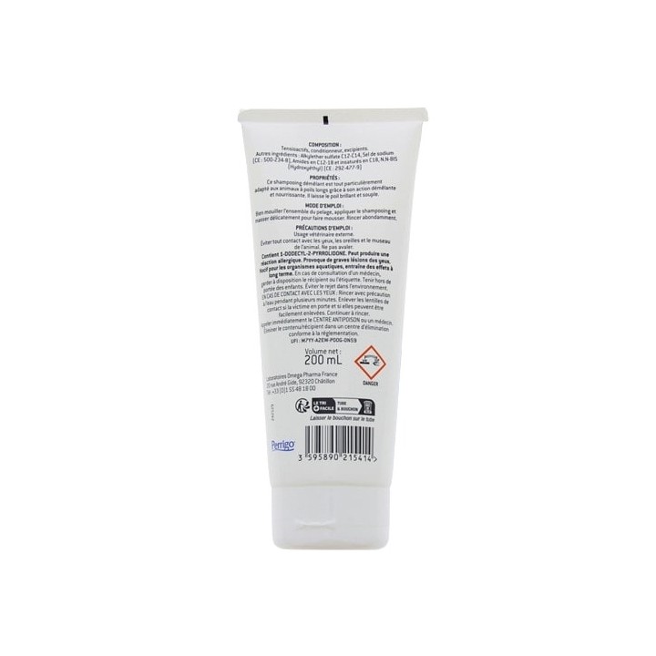 Shampooing tube démelant 200ml - Clément Thékan - Produits vétérinaires