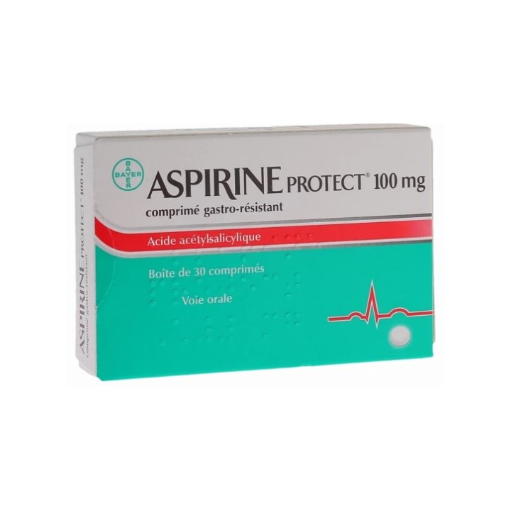 Aspirine Protect 100 mg 30cpr, Aspirine, Pharmacie en ligne IllicoPharma