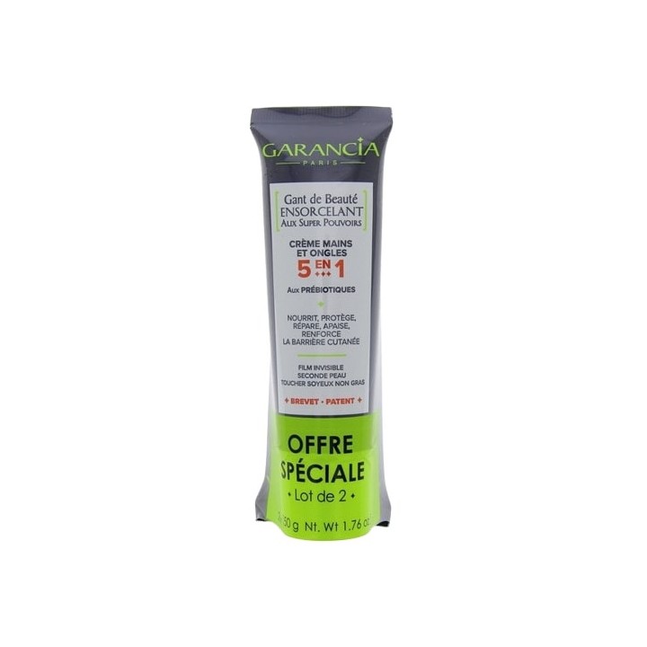Gant de Beauté Ensorcelant Crème Mains Ongles 5en1 2x50g - Garancia - IllicoPharma