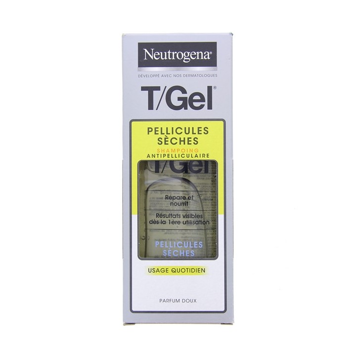 T/GEL Shampooing Pellicules Sèches 250ml - Neutrogena - IllicoPharma
