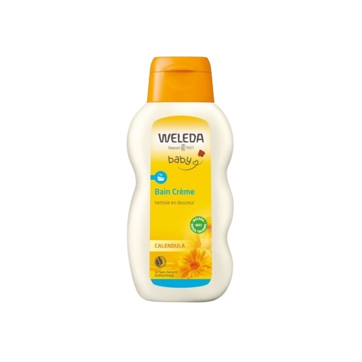 Bain Crème Bébé Calendula 200ml - Weleda - IllicoPharma