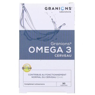 Granions Oméga 3 Cerveau x30 capsules - IllicoPharma