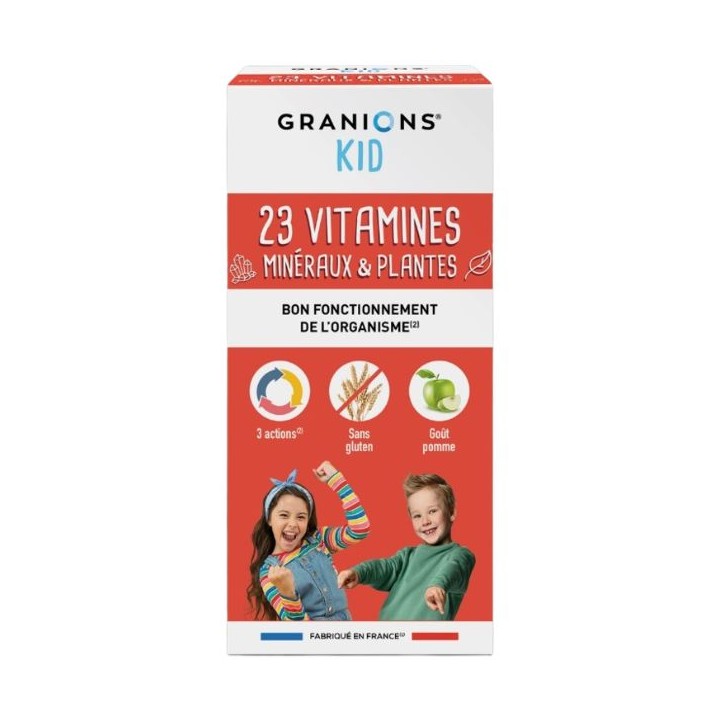 Granions Kid 23 Vitamines Sirop 200ml – Granions – IllicoPharma