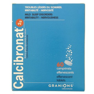 Calcibronat 2g 60cpr effervescents, Détente et sommeil, e-Pharmacie IllicoPharma