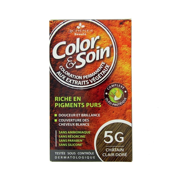 Color & Soin Châtain clair doré 5G - Coloration cheveux - Pharmacie en ligne IllicoPharma