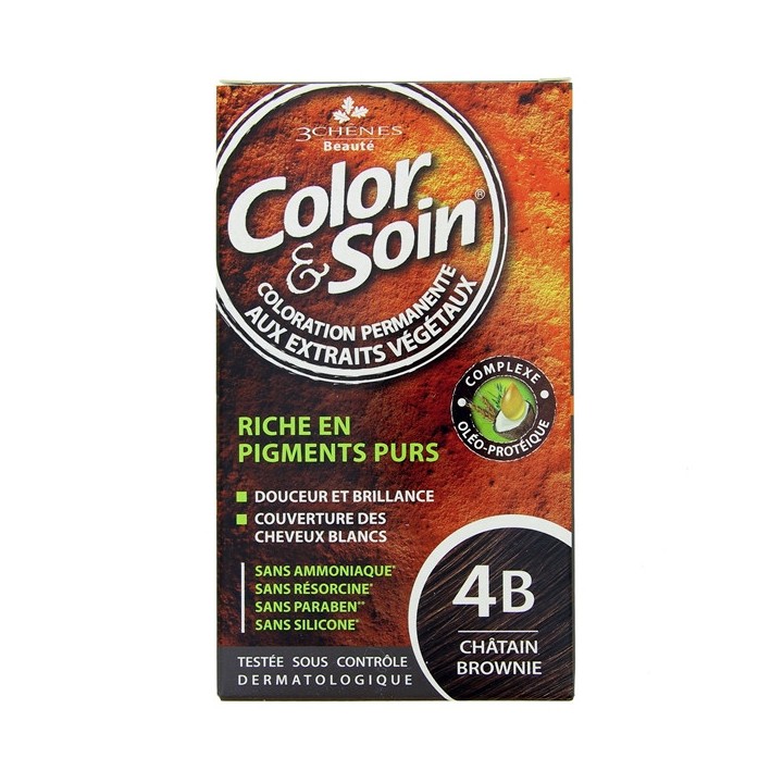 Color & Soin Châtain brownie 4B - Coloration cheveux - Pharmacie en ligne IllicoPharma