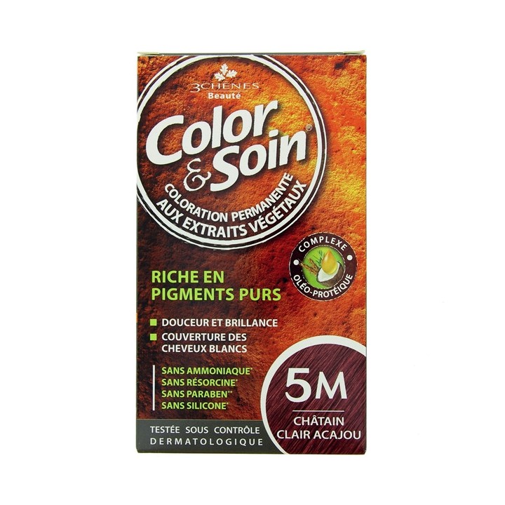 Color & Soin Châtain clair acajou 5M- Coloration cheveux - Pharmacie en ligne IllicoPharma