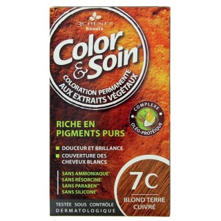 Color & Soin Blond terre cuivré 7C - Coloration cheveux - Pharmacie en ligne IllicoPharma
