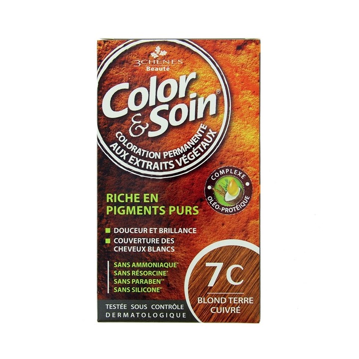 Color & Soin Blond terre cuivré 7C - Coloration cheveux - Pharmacie en ligne IllicoPharma