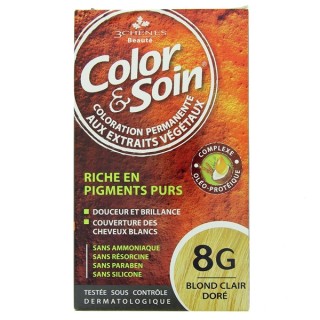 Color & Soin Blond clair doré 8G - Coloration cheveux - Pharmacie en ligne IllicoPharma