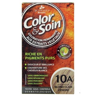 Color & Soin Blond Clair Cendré 10A - Coloration cheveux - Pharmacie en ligne IllicoPharma