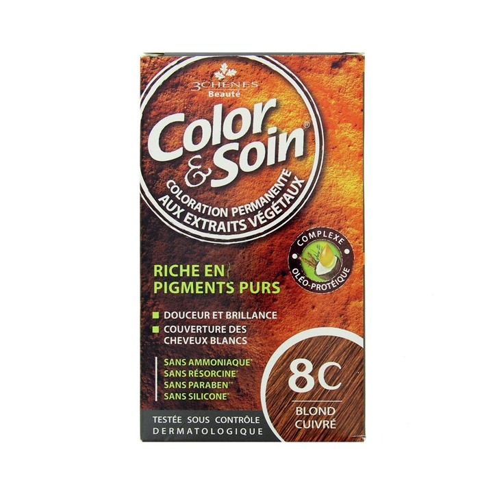 Color & Soin Blond cuivré 8C - Coloration cheveux - Pharmacie en ligne IllicoPharma
