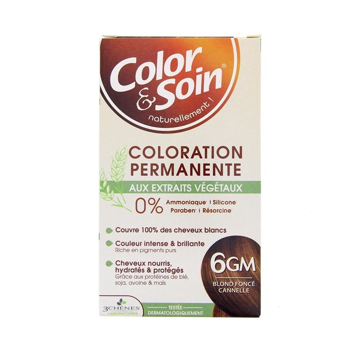 Color & Soin Aux Extraits Végétaux Blond Foncé Cannelle 6GM - IllicoPharma