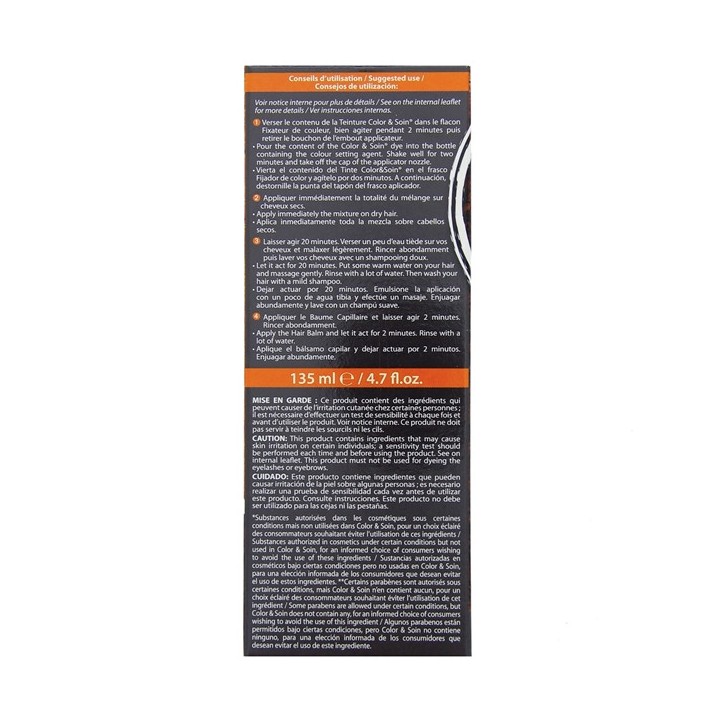 Color & Soin Châtain acajou 4M - Coloration cheveux - Pharmacie en ligne IllicoPharma